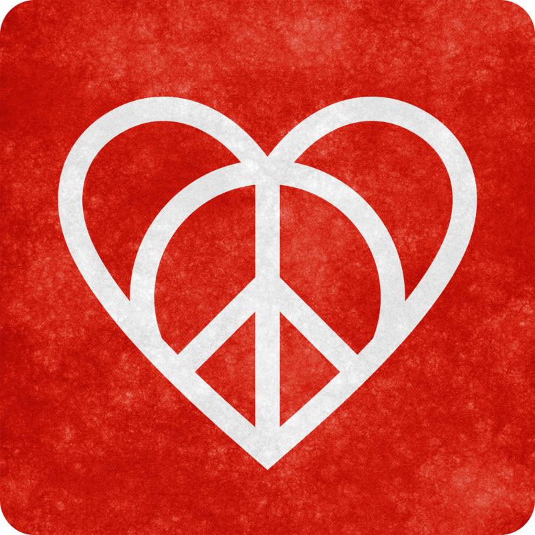 Free stock image of Grunge Sign - Love and Peace created by Nicolas Raymond