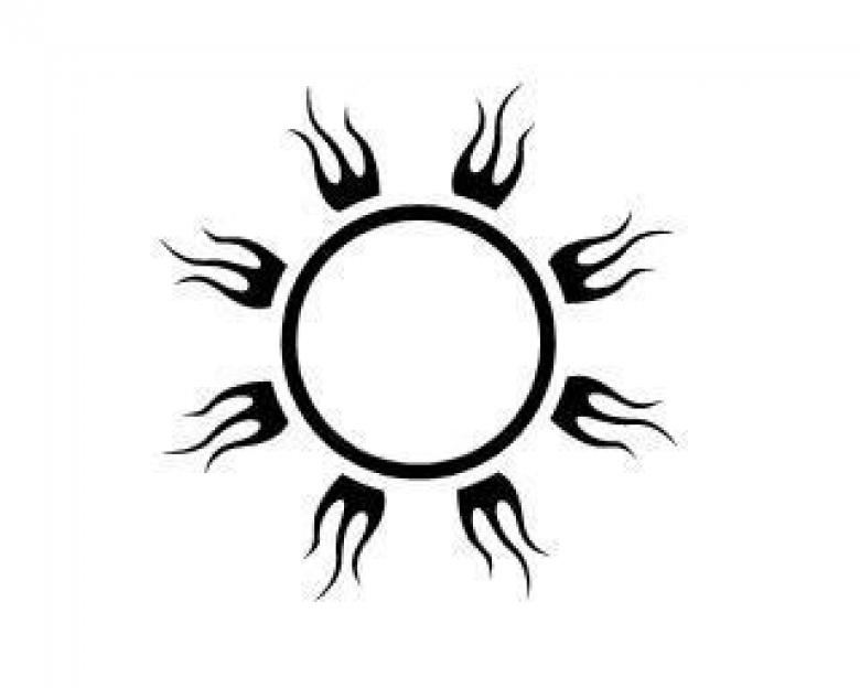 Free stock image of Sun tribal created by guppylover