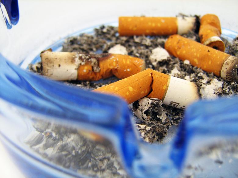 Free stock image of cigarettes in ashtray created by 2happy
