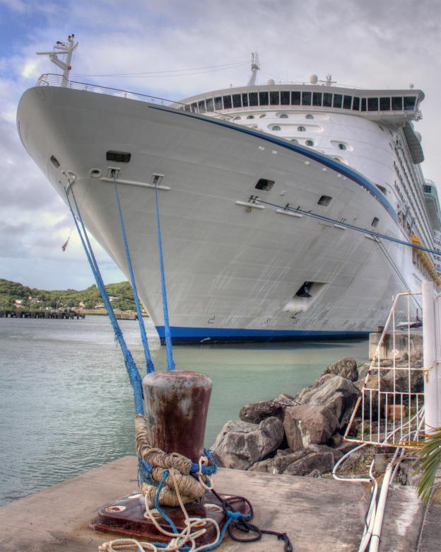 Free stock image of Cruise ship in port created by Geoffrey Whiteway