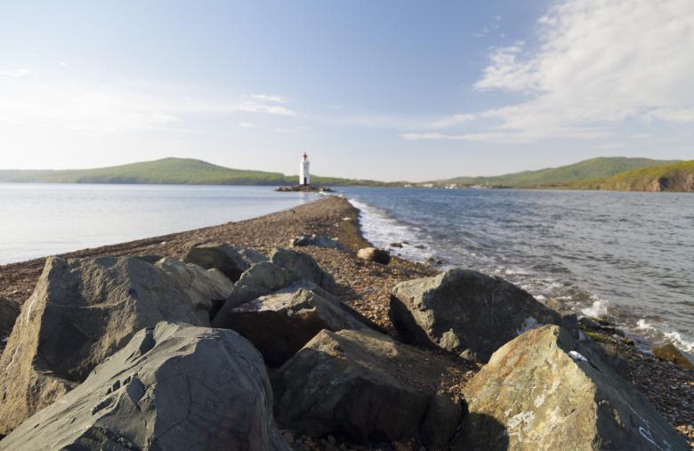 Free stock image of Rocky Shore created by Andrei Seleznev