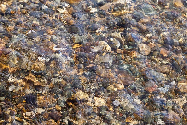 Free stock image of Gravel under water created by Andrei Seleznev