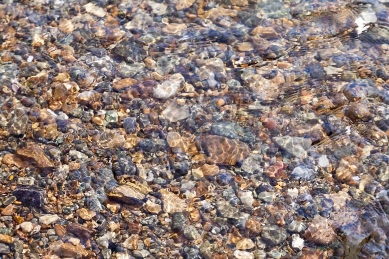 Free stock image of Gravel under water created by Andrei Seleznev