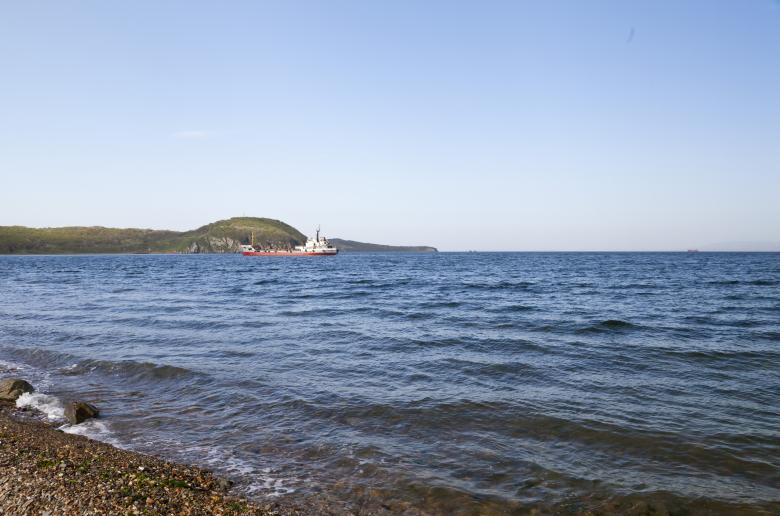 Free stock image of Ship Sailing in the Sea created by Andrei Seleznev