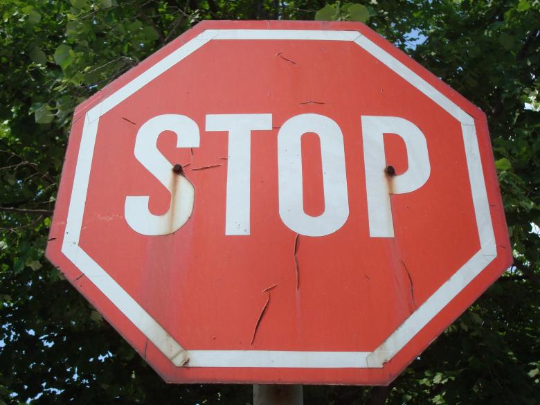 Free stock image of Old stop sign created by Boris Kyurkchiev