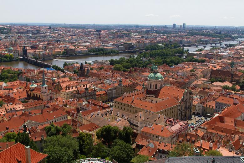 Free stock image of Aerial View of Prague created by Geoffrey Whiteway