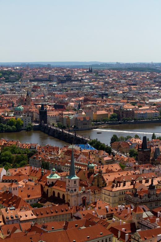 Free stock image of Prague Aerial View created by Geoffrey Whiteway