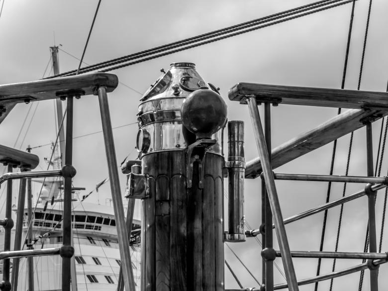 Free stock image of Ship's magnetic compass  created by Janis Urtans