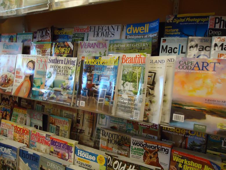 Free stock image of Magazine rack created by Katharine Sparrow