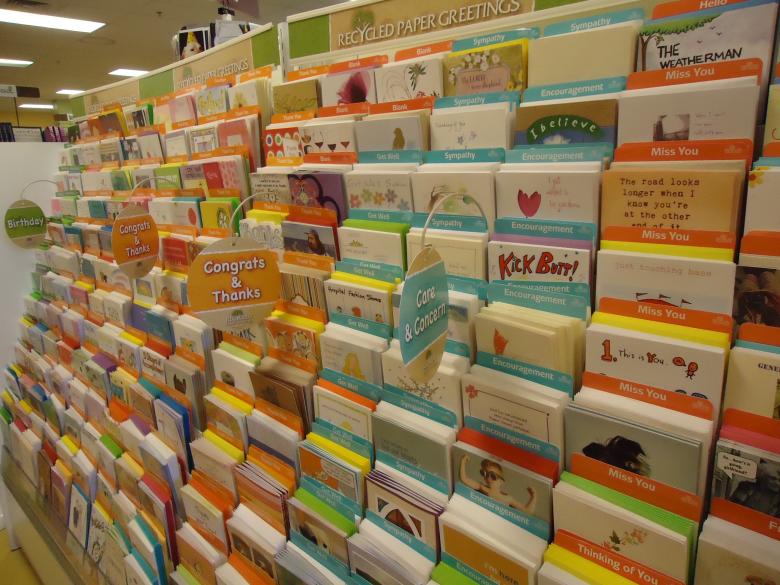 Free stock image of Greeting cards display created by Katharine Sparrow