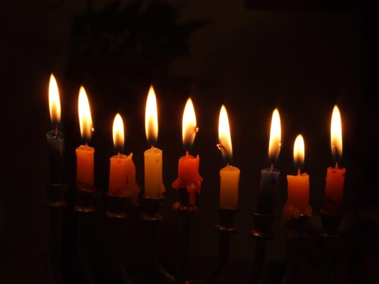 Free stock image of Chanukah candles created by Matan Reichman