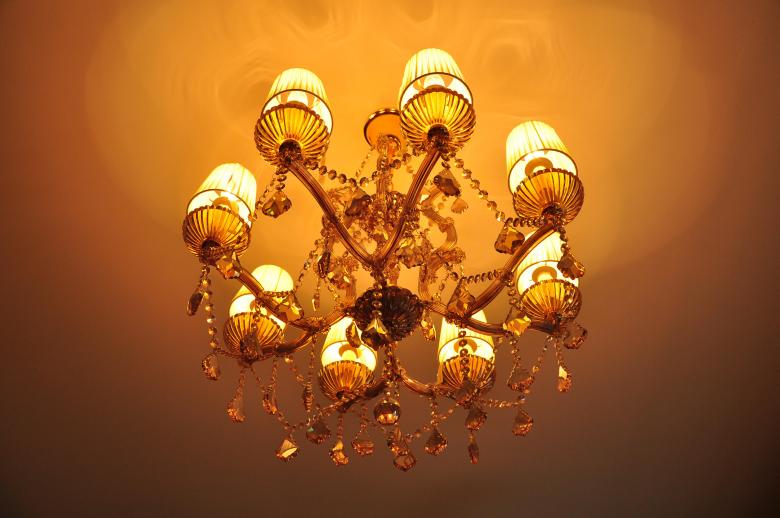 Free stock image of Chandelier Lighting created by DEEPU DAS