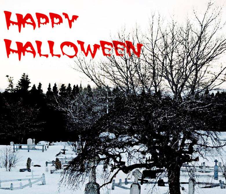 Free stock image of Happy Halloween created by Geoffrey Whiteway