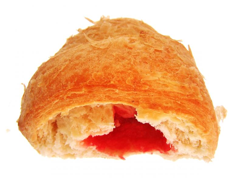 Free stock image of Bun with red jam created by 2happy