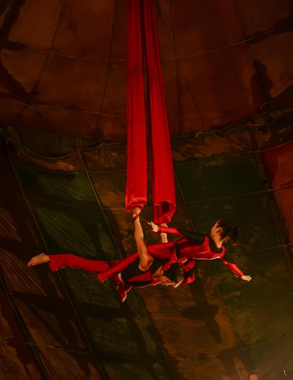 Free stock image of Circus acrobats created by DEEPU DAS