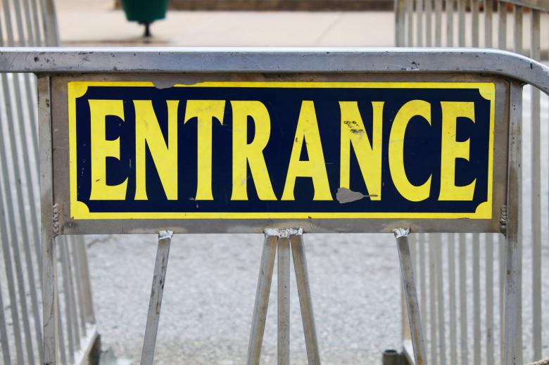 Free stock image of Entrance sign created by Val Lawless