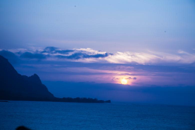 Free stock image of Ocean sunset created by Jared Davidson