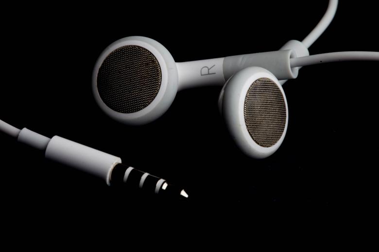 Free stock image of Headphones on black created by Jared Davidson