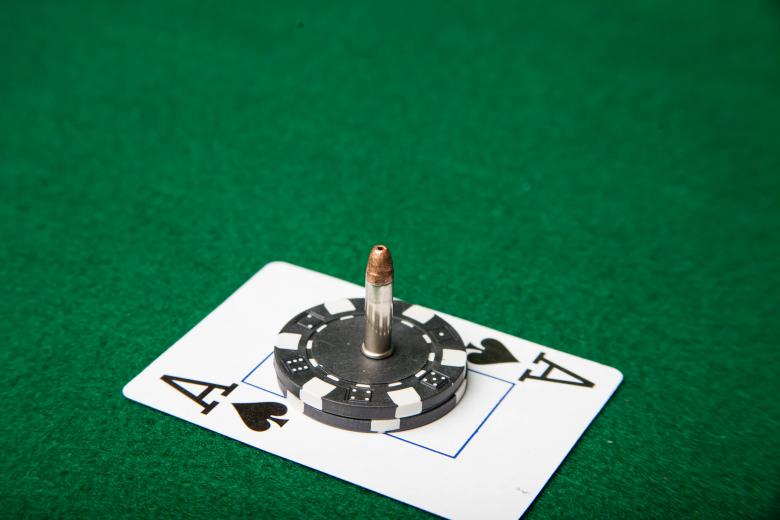Free stock image of Bullets and ace of spades created by Jared Davidson
