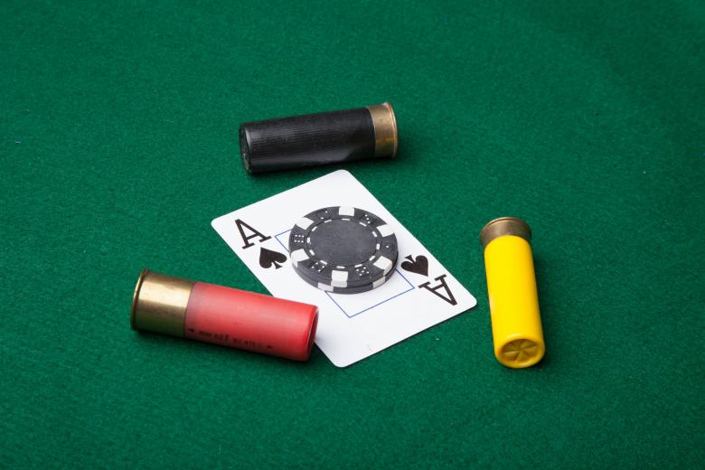 Free stock image of Bullets and ace of spades created by Jared Davidson