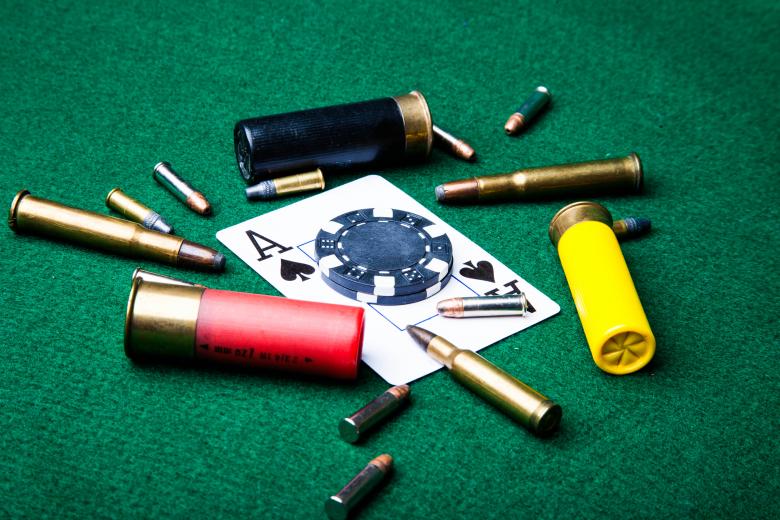 Free stock image of Bullets and ace of spades created by Jared Davidson