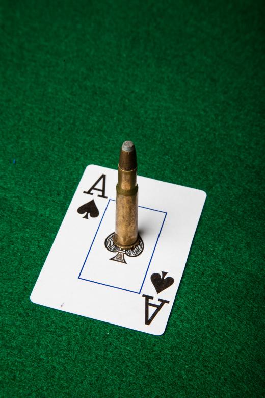 Free stock image of Ace of spade with bullet created by Jared Davidson