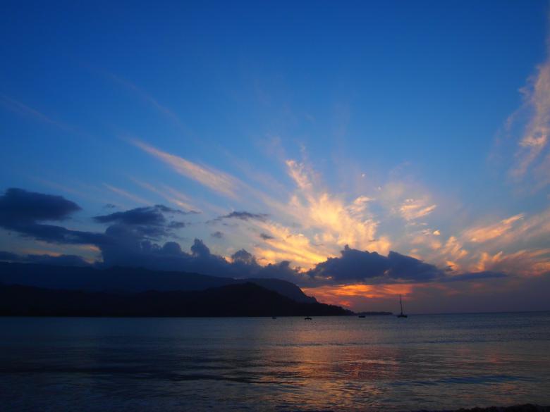Free stock image of Kauai Sunset created by Jared Davidson