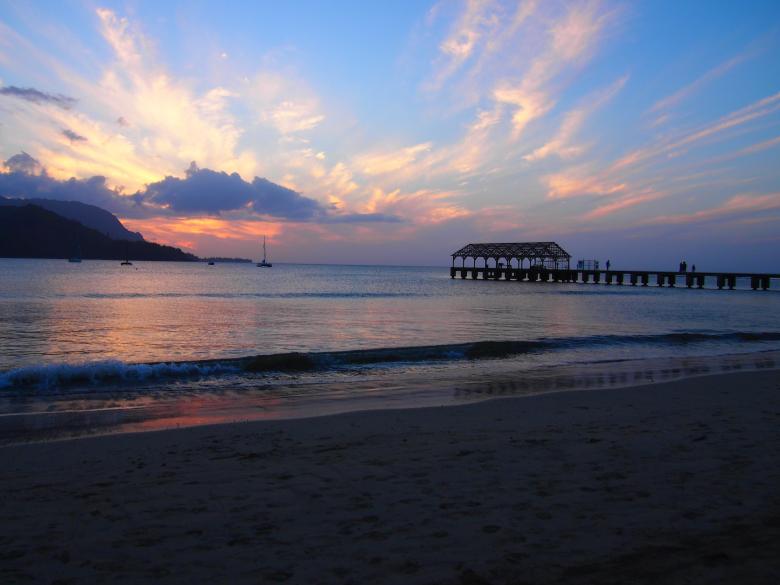 Free stock image of Kauai Sunset created by Jared Davidson