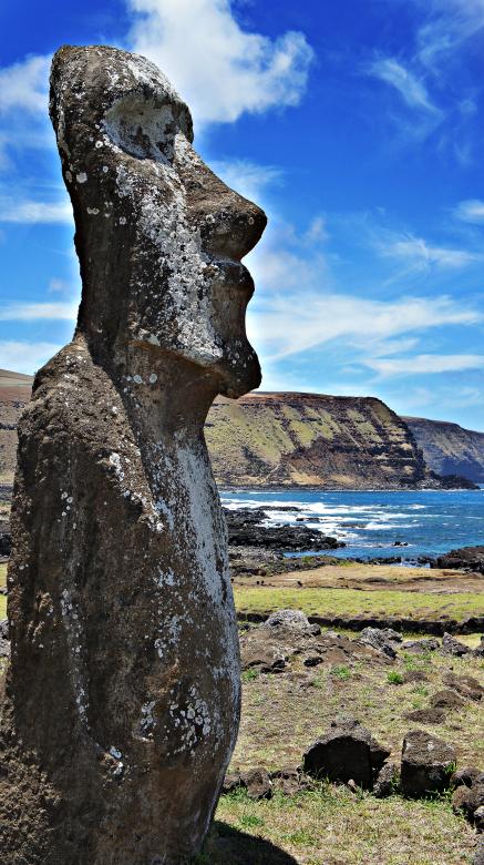 Free stock image of Moai Statue in Easter Island created by Greyson Ferguson