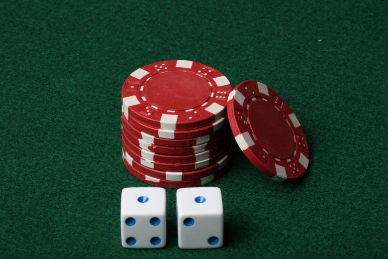 Free stock image of Poker chips and Dice created by Jared Davidson