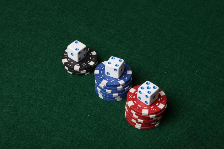 Free stock image of Poker chips and dice. created by Jared Davidson