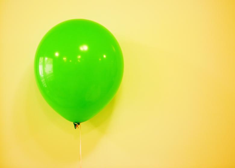 Free stock image of Green balloon created by 2happy