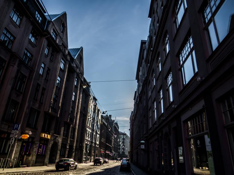 Free stock image of Riga old city daytime view created by Janis Urtans