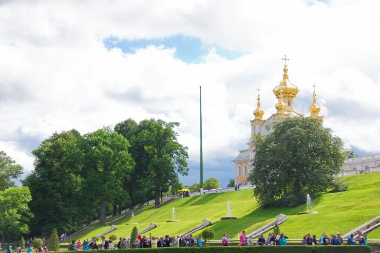 Free stock image of Church in Peterhof created by 2happy