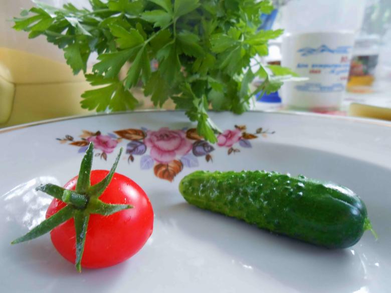 Free stock image of Cucumber and tomato created by 2happy