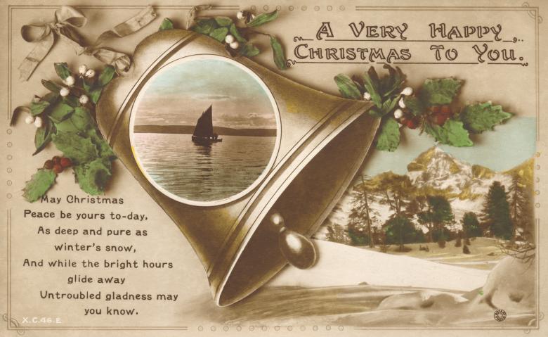 Free stock image of Vintage Christmas Card created by Nicolas Raymond