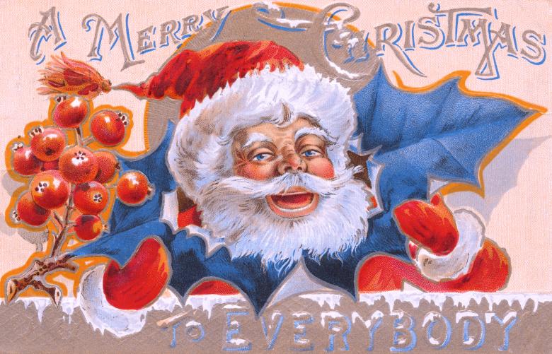 Free stock image of Antique Christmas Card created by Nicolas Raymond