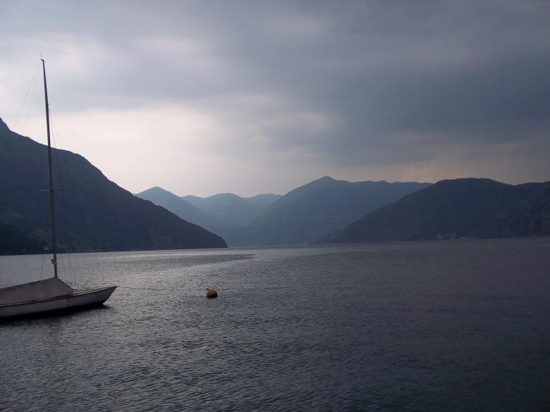 Free stock image of Lake before a thunderstorm created by francesco scanagatta