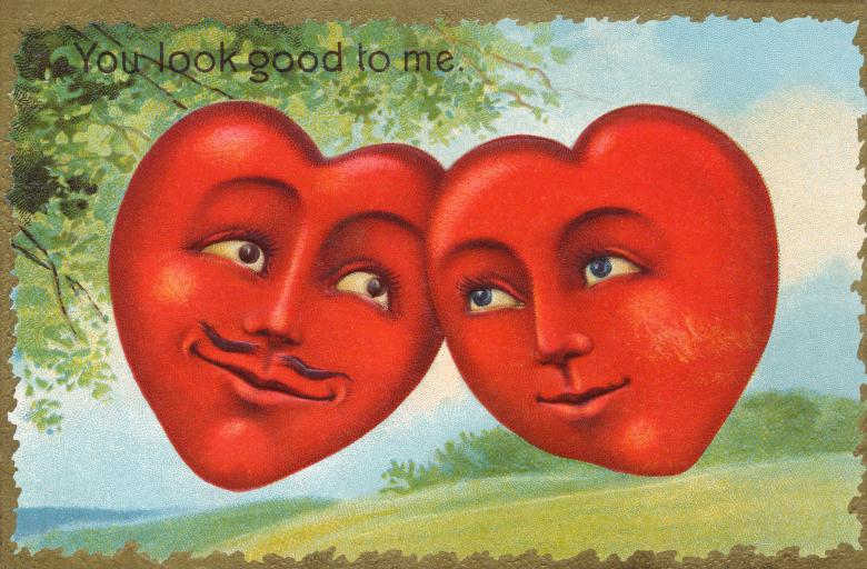 Free stock image of Antique Valentine's Day Card created by Nicolas Raymond
