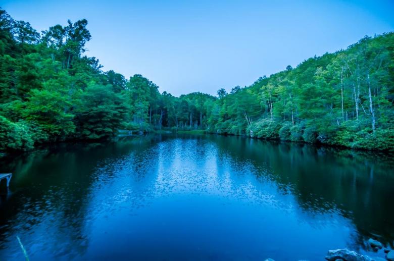 Free stock image of Blue River Reflections created by agphotostock.com
