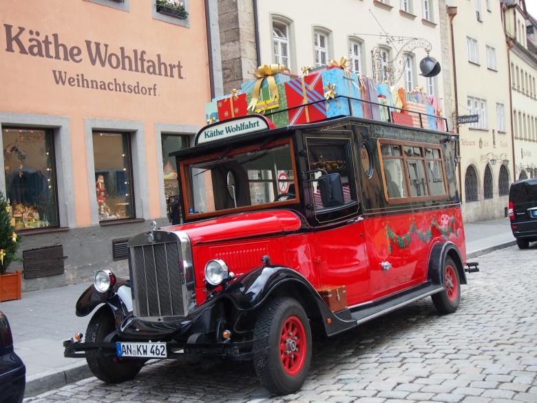 Free stock image of Rothenburg Vintage Bus created by MAK-TAK