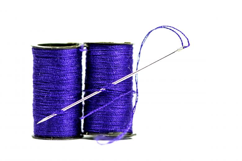 Free stock image of Blue Thread and Needle created by Daniel Arquines