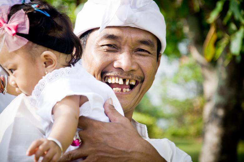 Free stock image of Asian child with father created by Luka