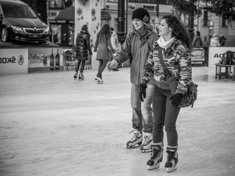 Free stock image of Girlfriends Skating created by Frantisek Pech