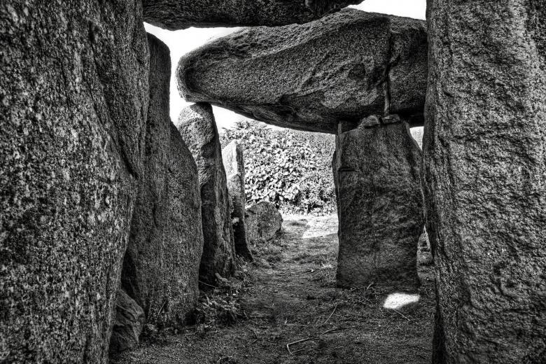 Free stock image of Le Trepied Dolmen - BW HDR created by Nicolas Raymond