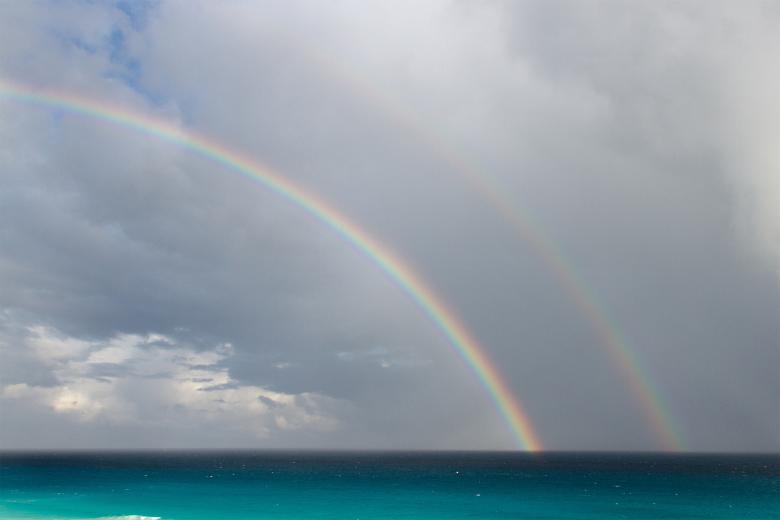 Free stock image of Rainbow created by Geoffrey Whiteway