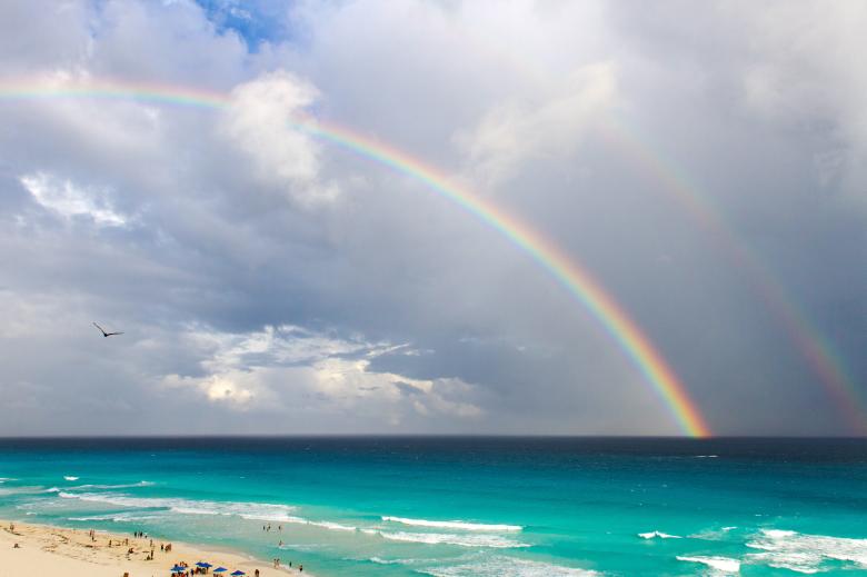 Free stock image of Rainbow created by Geoffrey Whiteway