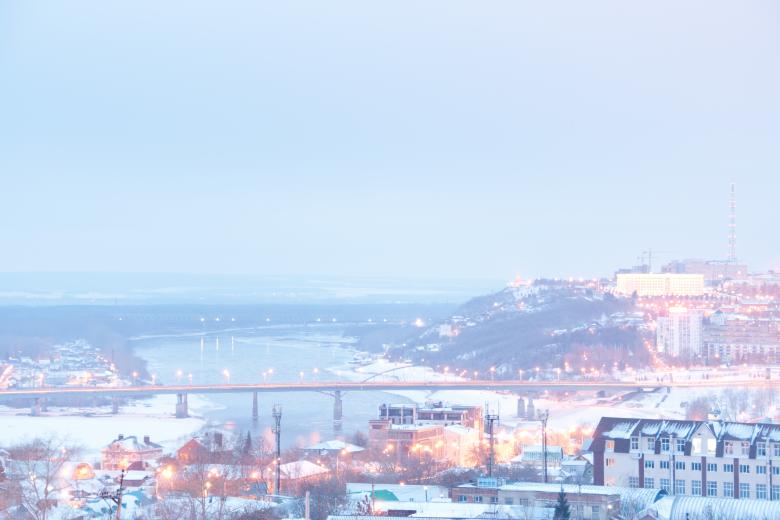 Free stock image of winter city scene created by 2happy