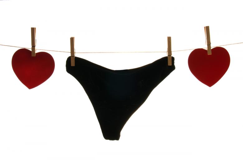 Free stock image of Black Valentine Panties created by Geoffrey Whiteway