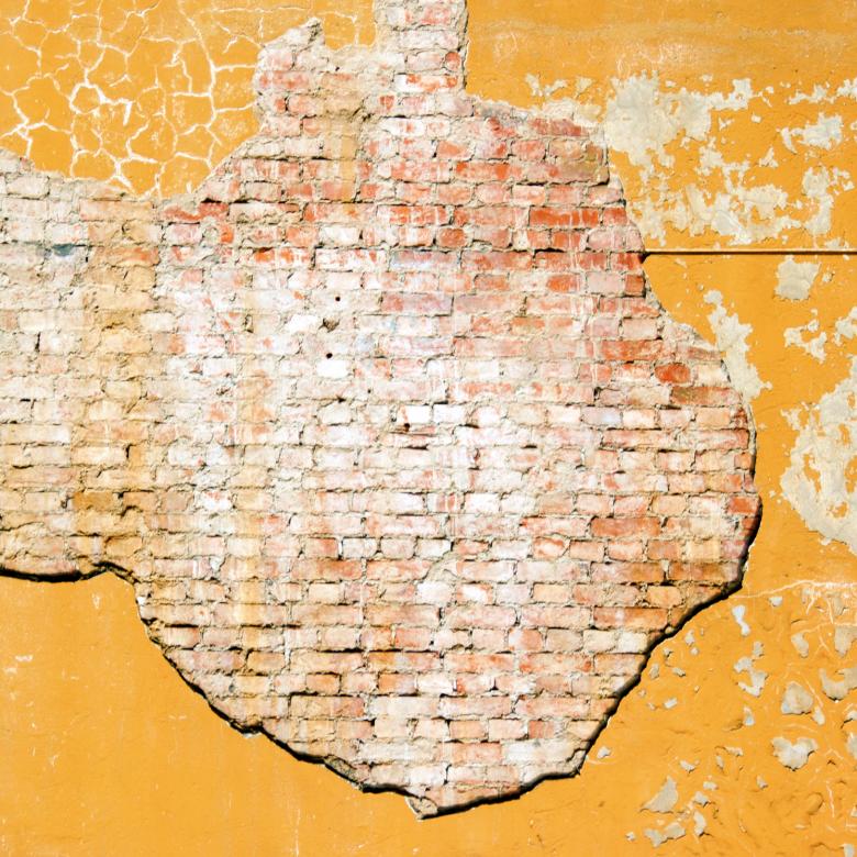 Free stock image of Old yellow brick wall created by 2happy